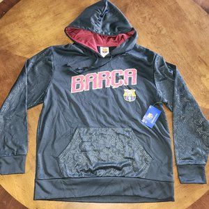 NEW Barca Barcelona licensed hoodie, Men's Large